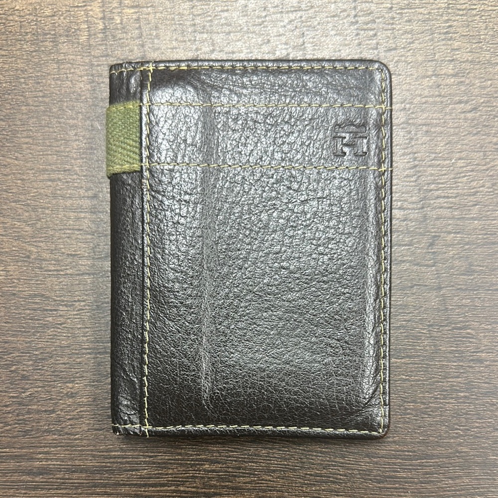 Haggar Slim Card Holder & Key Case - Black/Green - Minimalist Wallet